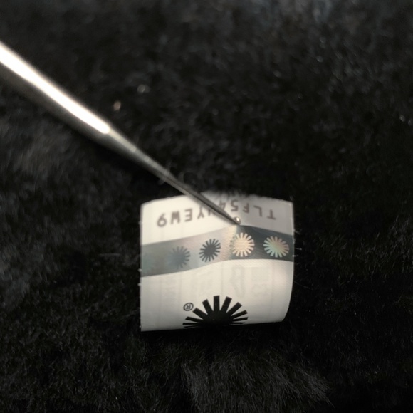 UGG CLASSIC LACE SHORT CORSET BLACK  BOOTS new - Picture 6 of 6